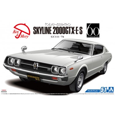 AOSHIMA 1/24 NISSAN GC111 SKYLINE 2000GTX-E.S 05351