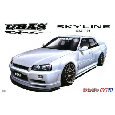 AOSHIMA 1/24 URAS ER34 NISSAN SKYLINE '01 05534