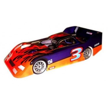 Parma 10138 Oval Outlaw 1/10 Clear Oval Body 200mm