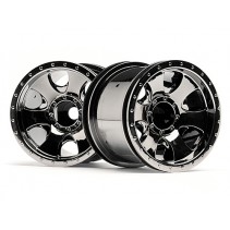 HPI 105280 Warlock Wheel Black Chrome