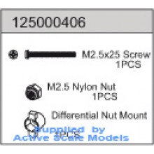 125000406 Differential Screw and Nut Set  Mad Rat / Macnum / x /xt