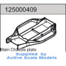 125000409 Ansmann Racing Center Chassis Plate - X/XT,Mad Rat, Macnum ..