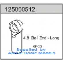 125000512 Ansmann Racing Ball End Long 4.8  Mad Rat, Macnum