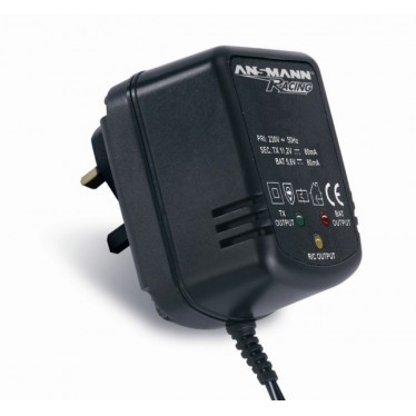 152100004 Ansmann Racing UK Powerjack Charger 3-1 GP Cars - (RX,TX,GP) ..