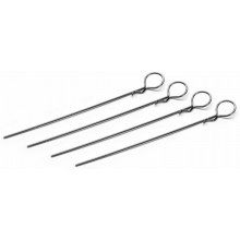 Body Clips Long Silver - (4pcs) 203000098 Ansmann Racing