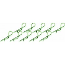 203000177 Ansmann Racing Body Clips - Small Green (10pcs)