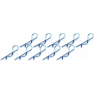 203000180 Ansmann Racing Body Clips - Small Blue (10pcs)