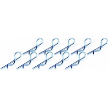 203000181 Ansmann Racing Body Clips - Medium Blue (10pcs)