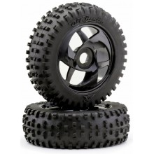 214000043 Ansmann Racing 1:8 Buggy Tyre & Rim "Minion Dirt Prowler" Black (2)