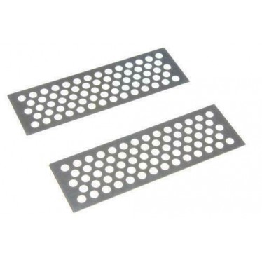 Absima Metal Sand Plates (2) Silver 2320064