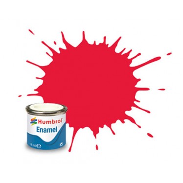 Humbrol Enamel No 238 Arrow Red - Matt - Tinlet 14ml