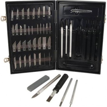 Silverline 251239 Precision Knife Set 51 Piece