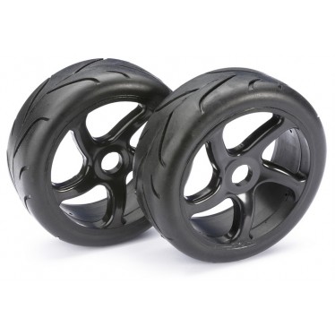 Wheel Set Buggy "Street" Black 1:8 (2)