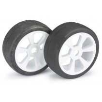 Wheel Set Buggy "6 Spoke/Street" White 1:8 (2)