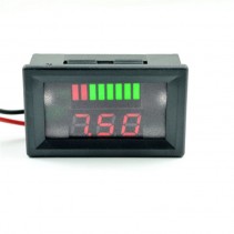 UK 12V Lead Acid Battery Indicator Intuitive Voltage Display LED Display Meter