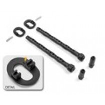 Xray 301324 Front Body Mount Set +2mm height