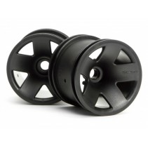 HPI 3041 Type F5 Truck Wheel Front/Black (2)