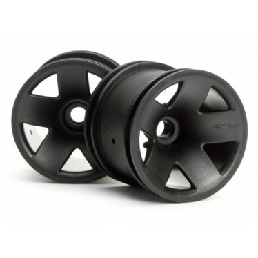 HPI 3041 Type F5 Truck Wheel Front/Black (2)