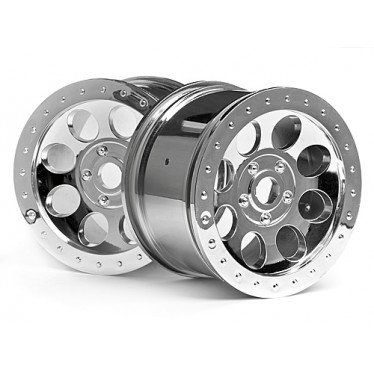 HPI MAG-8 Wheel Chrome (83x56mm(2)) 3187