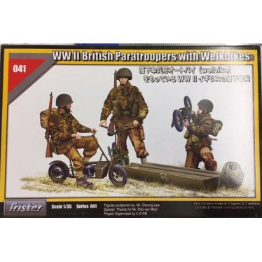 Tristar 1/35 35041 WWII British Paratroopers with Welbikes