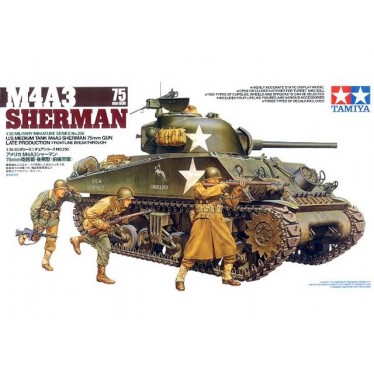 Tamiya 35250  M4A3 Sherman w/75mm Gun and Figures