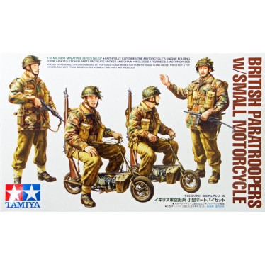 Tamiya 35337 British Paratroopers w/Small Motorcycle 1/35