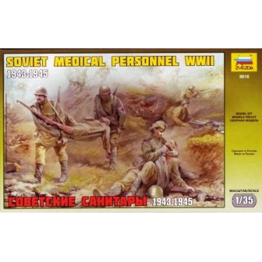 Zvezda Z3618 Soviet Medical Personnel WWII 1/35