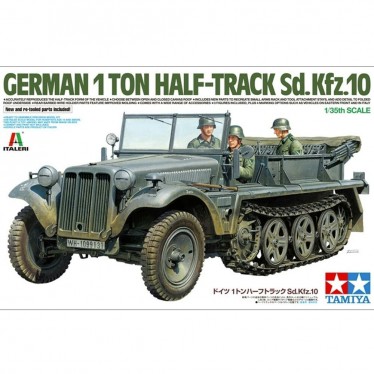 TAMIYA 1/35 1 TON HALF TRACK  SD.KFZ.10 GERMAN 37016