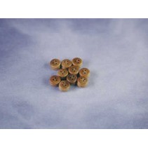 Walnut Dead Eye 3.5mm (10) 37170