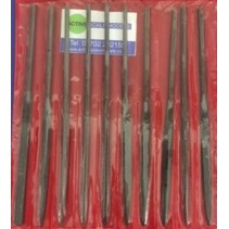 Steel Needle Files 140mm Medium Cut Assorted (10)