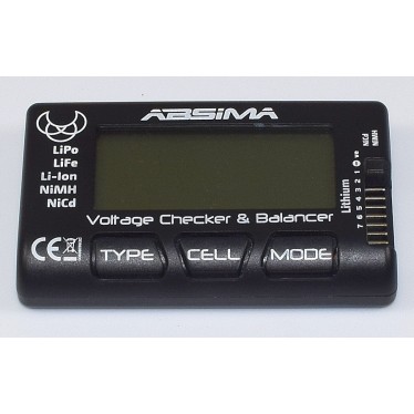 Absima Battery Voltage Tester and Balancer 4160001