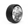 MOUNTED SUPER DRIFT TYRE (A TYPE) ON TE37 WHEEL CHROME