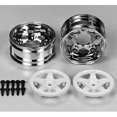 Tamiya 5 Spoke 2 Piece Wheels one pair 50672