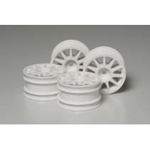 Tamiya M-Chassis 11-Spoke Wheels (4) White 51237