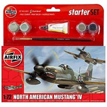 Airfix North American Mustang IV 1:72 Starter Kit