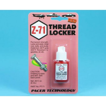 Zap 0.2oz (5.7g Z-71 Red Thread Locker