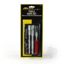 3 Knife Set & 10 Blades 58382