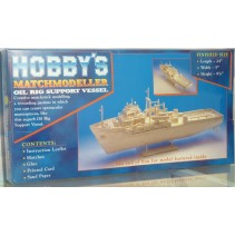 Hobby's Matchcraft Oil Rig Support Vessel Kit