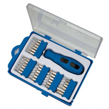 Silverline Precision Screw Driver Bit Set 633956