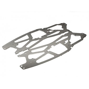 HPI Main Chassis 2.5mm Silver - 2 pieces 73917