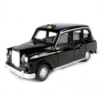 London Taxi in black Scale 1/76 Diecast