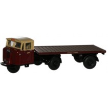 British Rail Mechanical Horse Flatbed Trailer Scale 1/76 Diecast