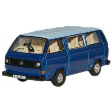 Cornat Blue/Guinea Blue VW T25 Bus 1:76 Diecast