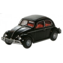 Black VW Beetle Scale 1/76 Diecast