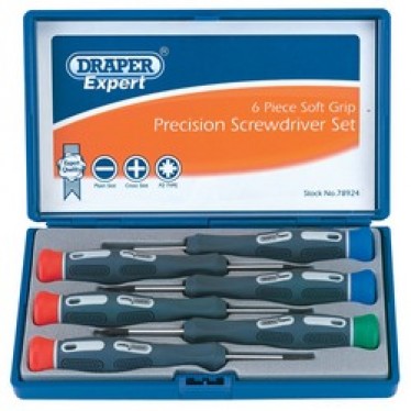 Screwdriver Set 6pcs Precision Soft Grip