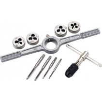 Tap & Die Set Metric 10 piece