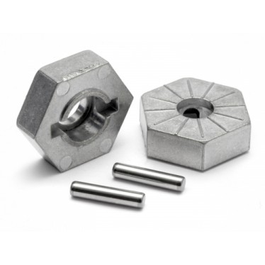 HPI Hex Wheel Hub 17mm (Silver) Savage X 86804