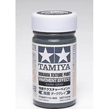 Tamiya Texture Paint Pavement Effect Dark Gray 87115