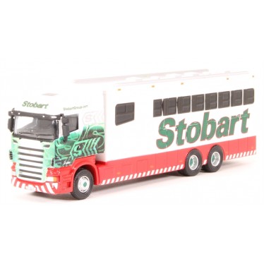 ATLAS EDITIONS 9108 1/76 Scania Horsebox (Polo Team) Stobart Diecast