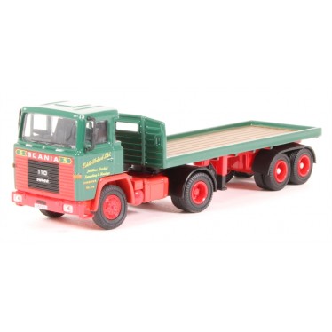 ATLAS EDITIONS 9109 1/76 Scania 110 Day Cab Flat/Tipper Stobart Diecast